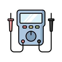 multimeter icon vector design template in white background