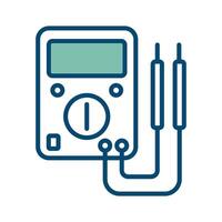 multimeter icon vector design template in white background