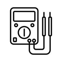 multimeter icon vector design template in white background