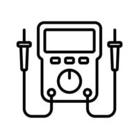 multimeter icon vector design template in white background