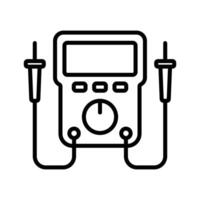 multimeter icon vector design template in white background