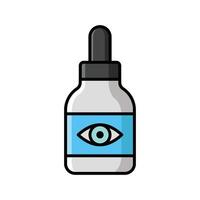 eye drops icon vector design template in white background