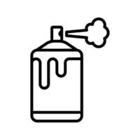 paint spray icon vector design template in white background