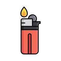 lighter icon vector design template in white background