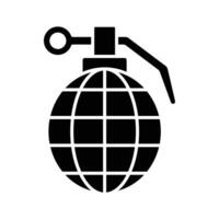 grenade icon vector design template in white background