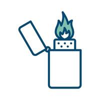 lighter icon vector design template in white background