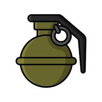 grenade icon vector design template in white background