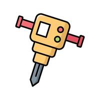 jack hammer icon vector design template in white background