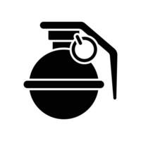 grenade icon vector design template in white background