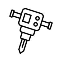 jack hammer icon vector design template in white background