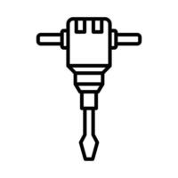 jack hammer icon vector design template in white background