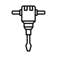 jack hammer icon vector design template in white background