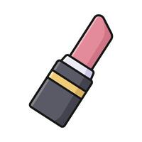 lápiz labial icono vector diseño modelo en blanco antecedentes