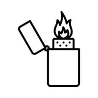 lighter icon vector design template in white background