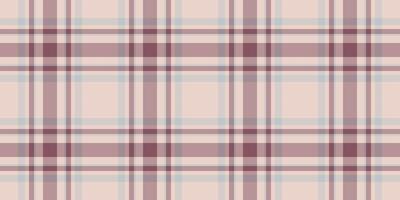 50s background pattern seamless, layer fabric tartan check. Pure vector textile plaid texture in pastel and white colors.