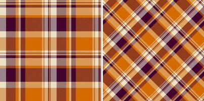 Check seamless fabric of vector tartan textile with a background texture pattern plaid.