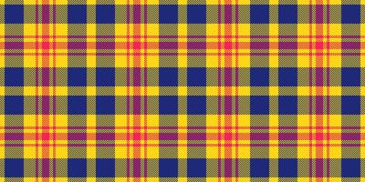 Trade plaid background pattern, softness textile check texture. Floor seamless tartan vector fabric in bright and blue colors.