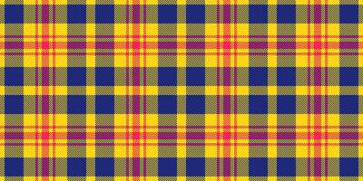 Trade plaid background pattern, softness textile check texture. Floor seamless tartan vector fabric in bright and blue colors.