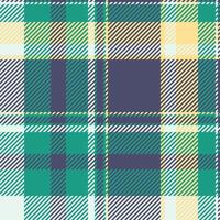 Textile design of textured plaid. Checkered fabric pattern swatch for shirt, dress, suit, wrapping paper print, invitation and gift card. vector