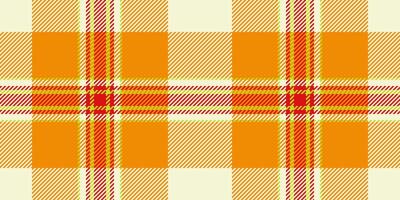 Vector check plaid of fabric seamless background with a pattern textile tartan texture.