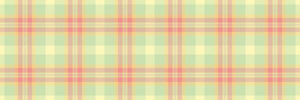 Cute tartan background check, fade textile vector pattern. British seamless plaid fabric texture in light and red colors.