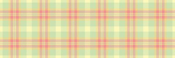 Cute tartan background check, fade textile vector pattern. British seamless plaid fabric texture in light and red colors.