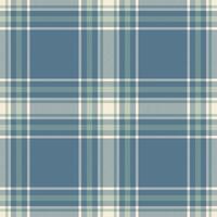 Plaid seamless pattern. Check fabric texture. Vector textile print.
