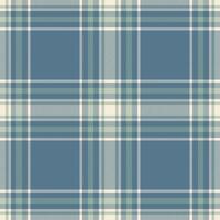 Plaid seamless pattern. Check fabric texture. Vector textile print.