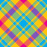 Plaid pattern vector. Check fabric texture. Seamless textile design for clothes, paper print. vector