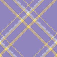 Plaid pattern vector. Check fabric texture. Seamless textile design for clothes, paper print. vector