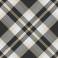 Seamless pattern of scottish tartan plaid. Repeatable background with check fabric texture. Vector backdrop striped textile print.