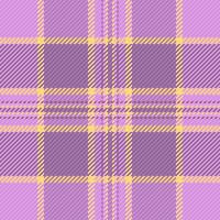 Pano background fabric check, checks seamless tartan plaid. Wedding texture vector textile pattern in purple and pastel colors.