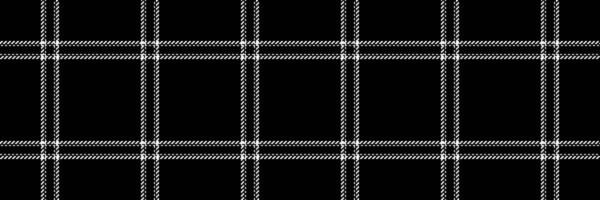 Rural vector fabric plaid, argyle background pattern texture. Basic tartan seamless check textile in black and white colors.
