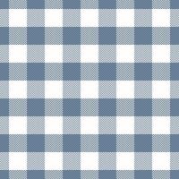 Blank plaid vector textile, cut out check texture background. Fibrous pattern tartan fabric seamless in white and cyan colors.