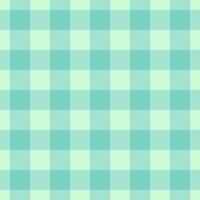 Halftone fabric vector background, short pattern check seamless. Quilt texture plaid tartan textile in light and teal colors.