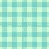 Halftone fabric vector background, short pattern check seamless. Quilt texture plaid tartan textile in light and teal colors.