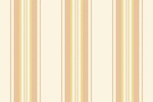 Easter texture vertical vector, us lines background pattern. Shop seamless textile fabric stripe in cornsilk and orange colors. vector