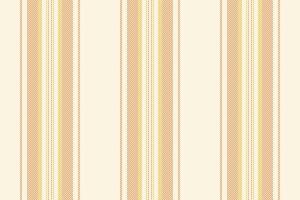 Easter texture vertical vector, us lines background pattern. Shop seamless textile fabric stripe in cornsilk and orange colors. vector