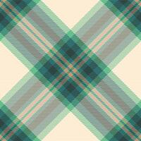 Plaid tartan textile of background texture pattern with a check fabric seamless vector. vector