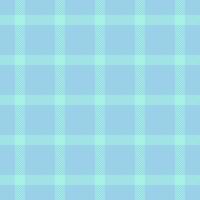 Composition plaid vector check, layer seamless background fabric. Ragged pattern tartan textile texture in cyan and teal colors.