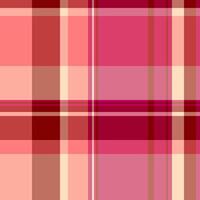 Fabric plaid textile of background tartan check with a texture vector seamless pattern.