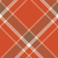 Plaid pattern vector. Check fabric texture. Seamless textile design for clothes, paper print. vector