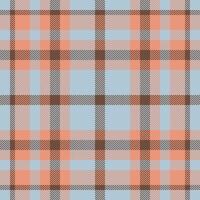 Plaid check pattern. Seamless fabric texture. Tartan textile print. vector