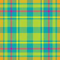 Plaid check pattern. Seamless fabric texture. Tartan textile print. vector