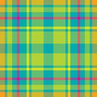 Plaid check pattern. Seamless fabric texture. Tartan textile print. vector