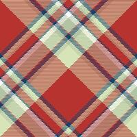 Plaid pattern vector. Check fabric texture. Seamless textile design for clothes, paper print. vector