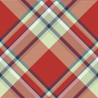 Plaid pattern vector. Check fabric texture. Seamless textile design for clothes, paper print. vector