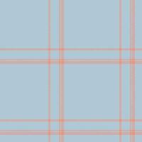 Plaid seamless pattern. Check fabric texture. Vector textile print.