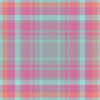 Plaid check pattern. Seamless fabric texture. Tartan textile print. vector