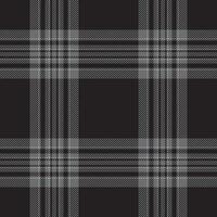 Plaid seamless pattern. Check fabric texture. Vector textile print.